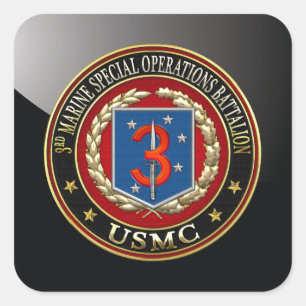 3rd MSOB [3D] Square Sticker