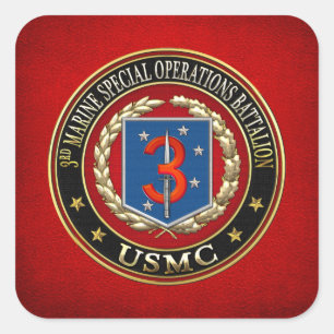 3rd MSOB [3D] Square Sticker