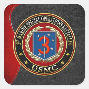3rd MSOB [3D] Square Sticker