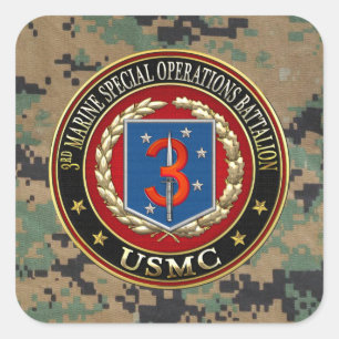 3rd MSOB [3D] Square Sticker