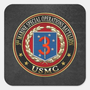 3rd MSOB [3D] Square Sticker