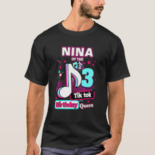 3rd Musical Birthday Of Nina Queen T-Shirt