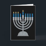3rd Night of Hanukkah Glitter Card<br><div class="desc">Hanukkah 2022 will begin in the evening of Sunday 18 December and ends in the evening of Monday 26 December</div>