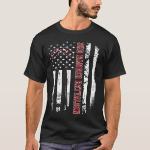 3rd Ranger Battalion Veteran USA Flag Veterans Day T-Shirt