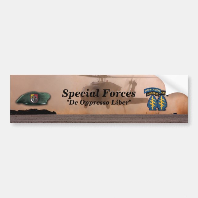 3rd special forces fort bragg Bumper Sticker (Front)