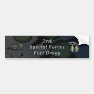 3rd special forces fort bragg Bumper Sticker