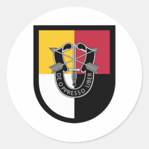 3rd Special Forces Group Flash Classic Round Sticker