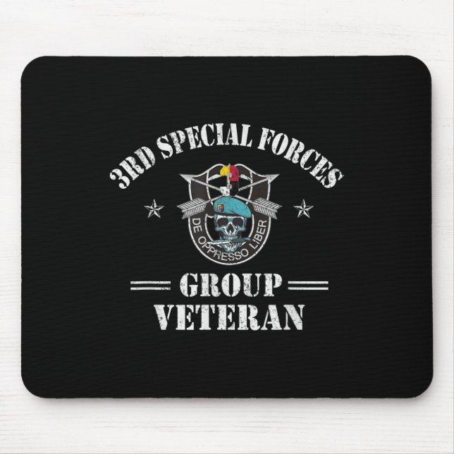 3rd Special Forces Group Veteran 3rd Sfg Memorial  Mouse Mat (Front)