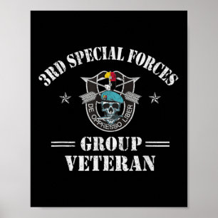3rd Special Forces Group Veteran 3rd Sfg Memorial Poster