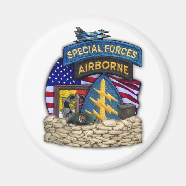 3rd special forces group veterans vets iraq magnet (Front)