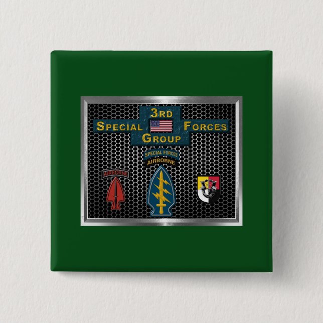 3rd Special Operations Group (SOF) 15 Cm Square Badge (Front)