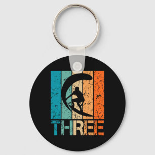 3rd Surfing Birthday 3 Year Old 3yr Boy Girl Birth Key Ring