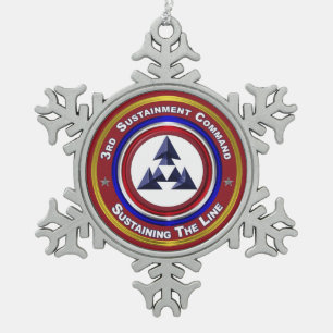 3rd Sustainment Command Christmas Ornament