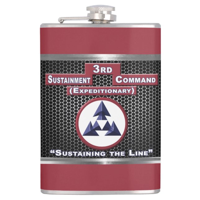 3rd Sustainment Command (Expeditionary) Hip Flask (Front)