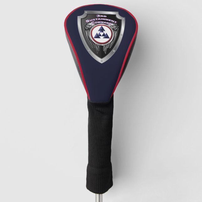 3rd Sustainment Command (Expeditionary) Shield Golf Head Cover (Front)