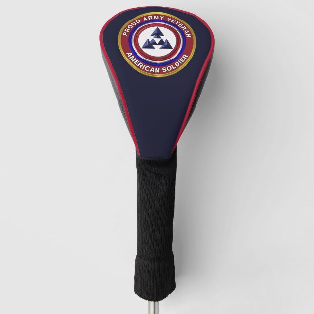 3rd Sustainment Command (Expeditionary) Veteran Golf Head Cover (Front)