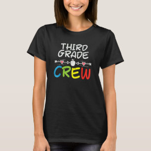 3rd Third Grade Crew First Day Of School Boys Girl T-Shirt