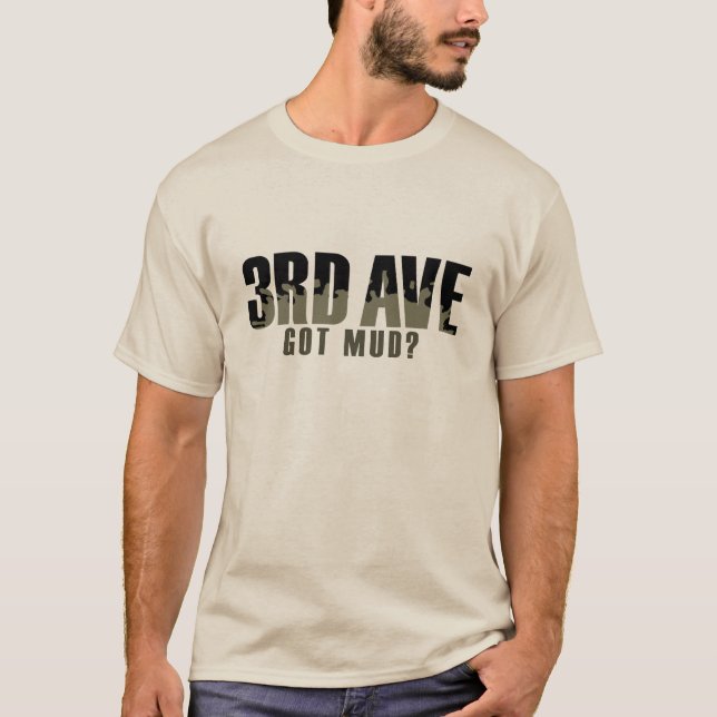 3rdAve Got Mud Long Sleeve T-Shirt (Front)