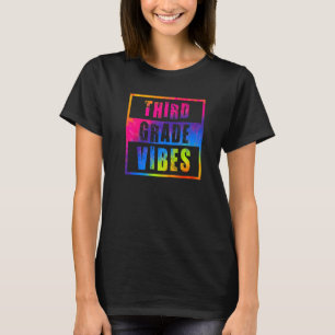 3th Grade Vibes First Day Of School Back To School T-Shirt