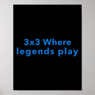 3x3 Where Legends Play  Poster