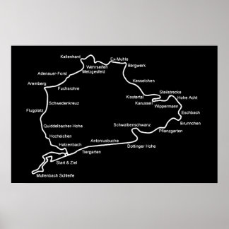 3x4 map poster