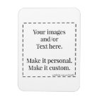 3x4" Ready to customise magnet