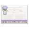 3x5 Purple Hydrangea Mason Jar Recipe Cards