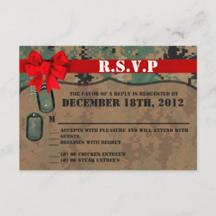 3x5 R.S.V.P. Reply Card Marine DIGITAL PRINT