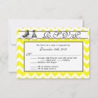 3x5 R.S.V.P. Reply Card Teenage Sneakers Chevron
