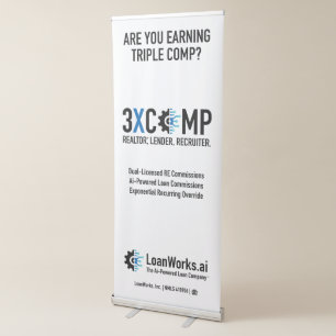 3XCOMP Vertical Retractable Banner