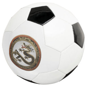 [400] Black and Gold Sacred Eastern Dragon Football