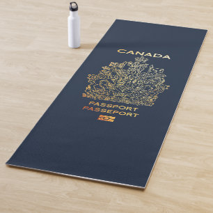 [400] Canadian Passport Cover Yoga Mat