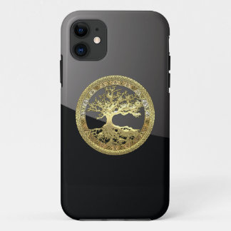 [400] Celtic Tree of Life [Gold] iPhone 11 Case