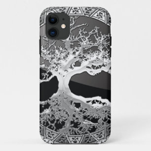 [400] Celtic Tree of Life [Silver] iPhone 11 Case