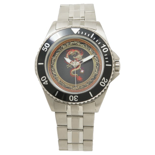 [400] Golden Chinese Dragon Fucanglong Watch (Front)