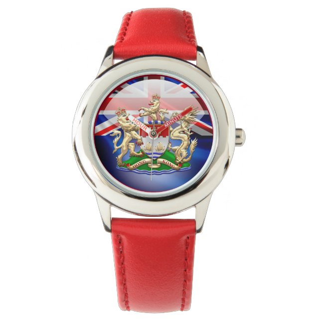 [400] Hong Kong Historical 1959-1997 Coat of Arms Watch (Front)