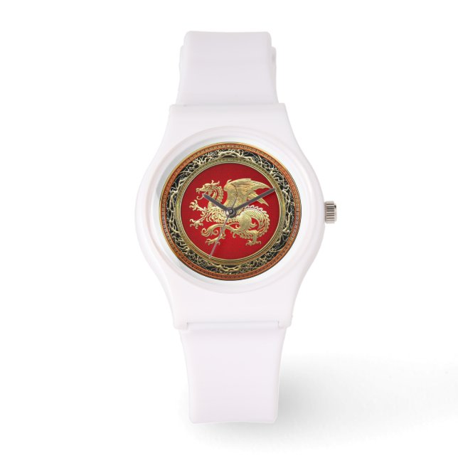 [400] Icelandic Dragon, Landvættir [Gold] Watch (Front)