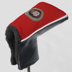 [400] Knights Templar Coat of Arms Golf Head Cover