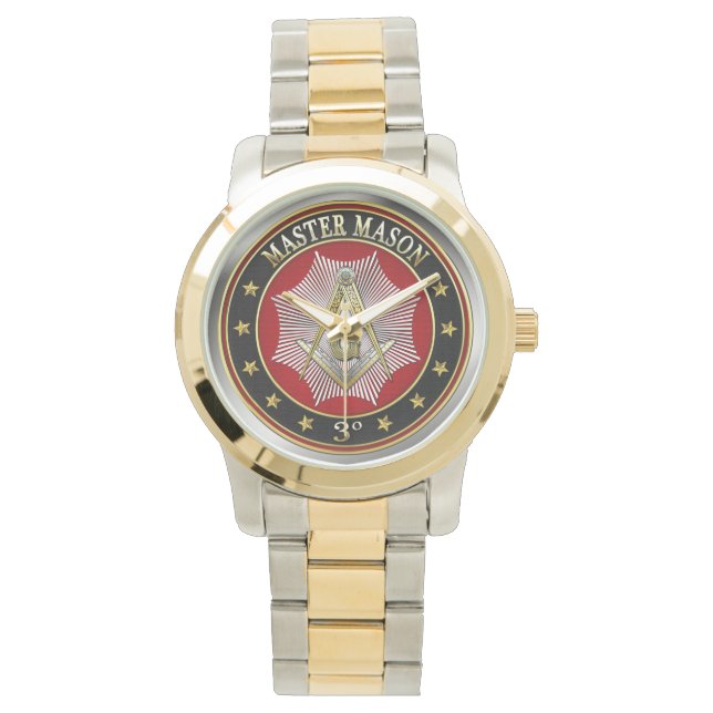 [400] Master Mason - 3rd Degree Square & Compasses Watch (Front)