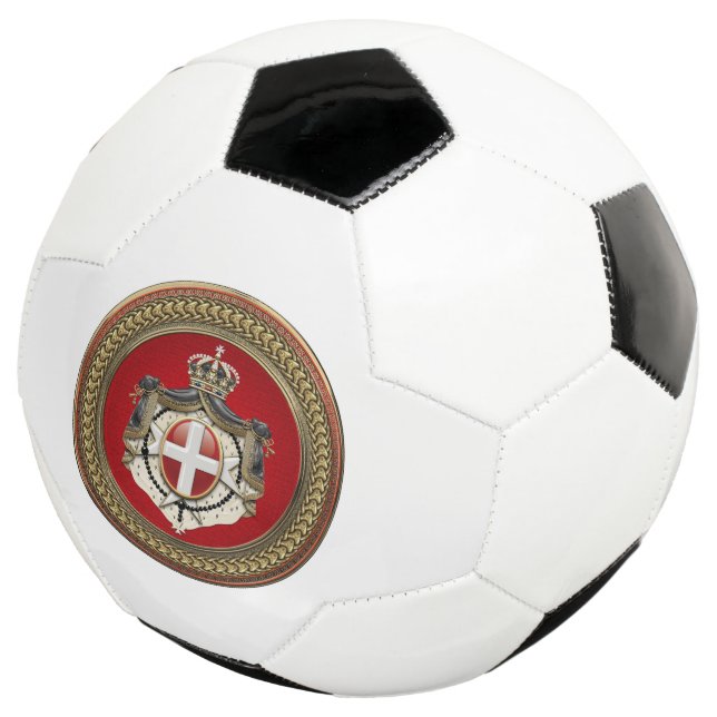 [400] Order of Malta - SMOM Coat of Arms Football (Three Quarter)