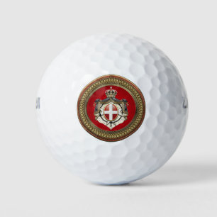 [400] Order of Malta - SMOM Coat of Arms Golf Balls