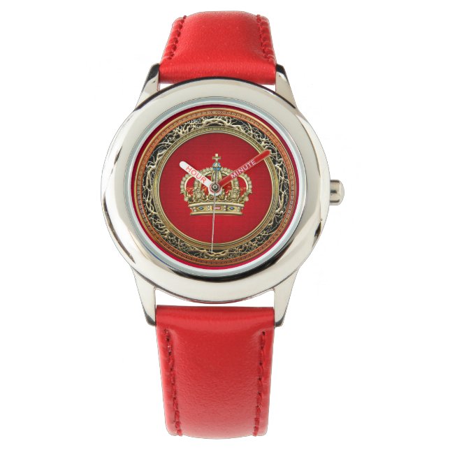 [400] Prince-Princess King-Queen Crown [Belg.Gold] Watch (Front)