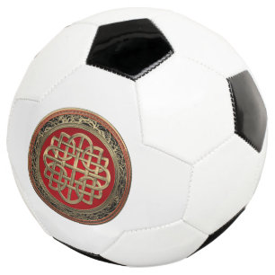 [400] Sacred Celtic Gold Knot Cross Football