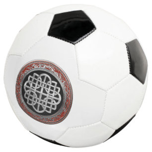 [400] Sacred Celtic Silver Knot Cross Football