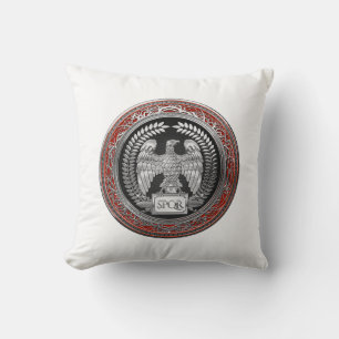 [400] Silver Roman Imperial Eagle Cushion