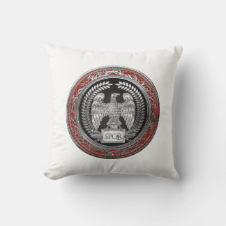 [400] Silver Roman Imperial Eagle Cushion