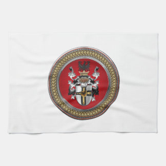 [400] Teutonic Order Coat of Arms Tea Towel