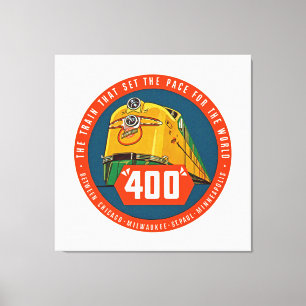 400 ~ "The Train That Sets The Pace" - XL Canvas Print