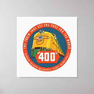 400 ~ "The Train That Sets The Pace" - XL Canvas Print