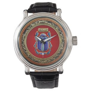 [400] Treasure Trove: Ancient Egyptian Scarab Watch
